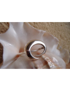 Anillo de plata PLATA OVALADA: TALLA:7.5