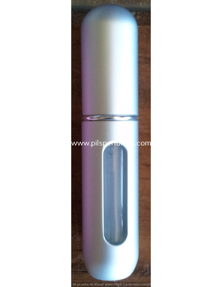 MINI BOTELLA spray  RECARGABLE PARA RELLENAR EL PERFUME Color GRIS
