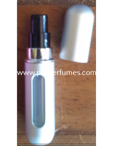 MINI BOTELLA spray  RECARGABLE PARA RELLENAR EL PERFUME Color GRIS