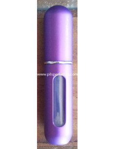 MINI BOTELLA spray RECARGABLE PARA RELLENAR EL PERFUME Color LILA
