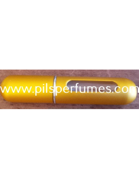 MINI BOTELLA spray RECARGABLE PARA RELLENAR EL PERFUME Color AMARILLO