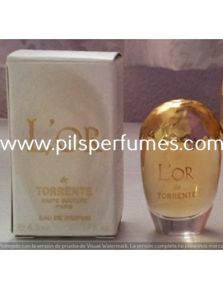 L´or de Torrente MINIATURA 4.9 ml eau de parfum perfume descatalogado MINIATURA 4.9 ml