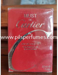 Must de Cartier mujer 30 ml vaporizador eau de toilette, descatalogado