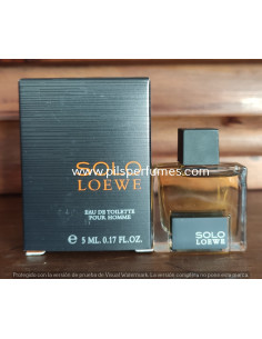 MINIATURA  SOLO LOEWE 5 ml .miniatura de perfume
