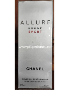 Allure Homme Sport Chanel EMULSIÓN HIDRATANTE PARA DESPUÉS DEL AFEITADO 75 ml  producto descatalogado