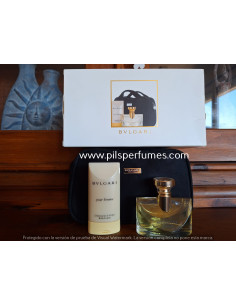 BBvlgari Pour Femme de Bvlgari set 50 ml Vaporizador eau de parfum+ body milk 75 ml + neceser exclusivo Blv perfume descatalogad