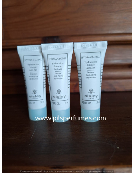 Hydra-Global Intense Sisley Anti-âge Hydratation lote 3 unidades 10 ml: TOTAL 30 ml  imagen real